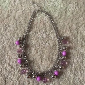 Paparazzi Purple & Silver  necklace